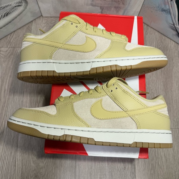 New Nike Dunk Low Khaki Gum Mens 9 Dz4513-200 - Picture 7 of 12